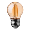 LED Žarulja FILAMENT AMBER G45 E27/4W/230V 2200K