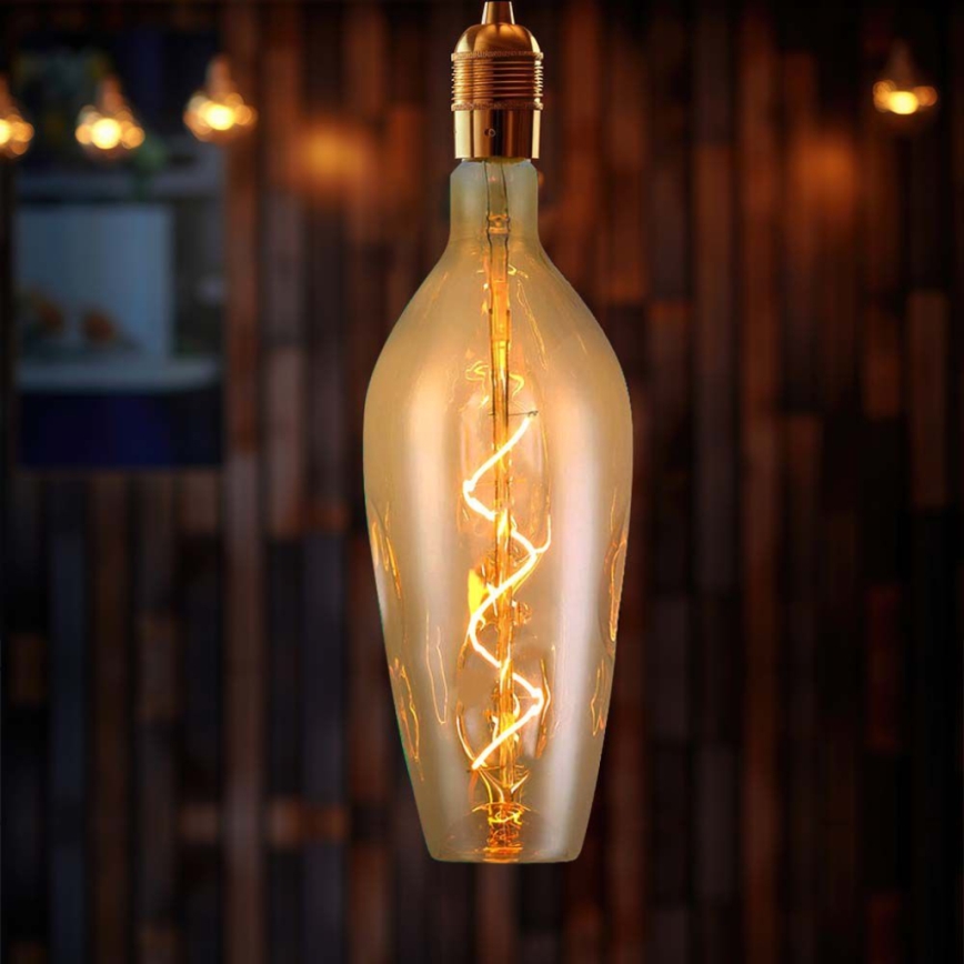 LED Žarulja FILAMENT B125 E27/4W/230V 2700K