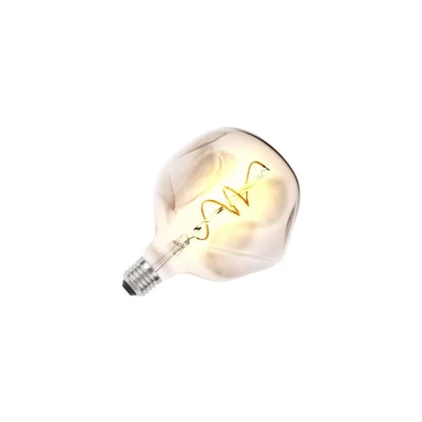 LED Žarulja FILAMENT BUMPED SMOKE G125 E27/4W/230V 2000K dimna