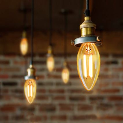 LED žarulja FILAMENT C35 E27/8W/230V 2200K - Aigostar