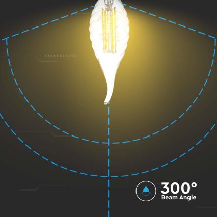 LED Žarulja FILAMENT E14/4W/230V 3000K