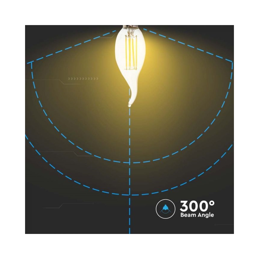 LED žarulja FILAMENT E14/4W/230V 4000K