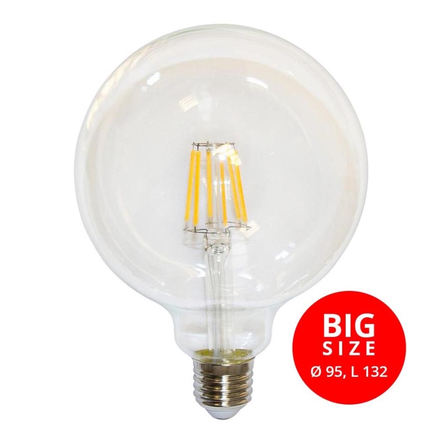 LED Žarulja FILAMENT E27/8W/230V 2700K 806lm