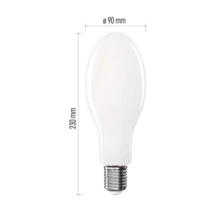 LED Žarulja FILAMENT ED90 E40/36W/230V 4000K 6000 lm