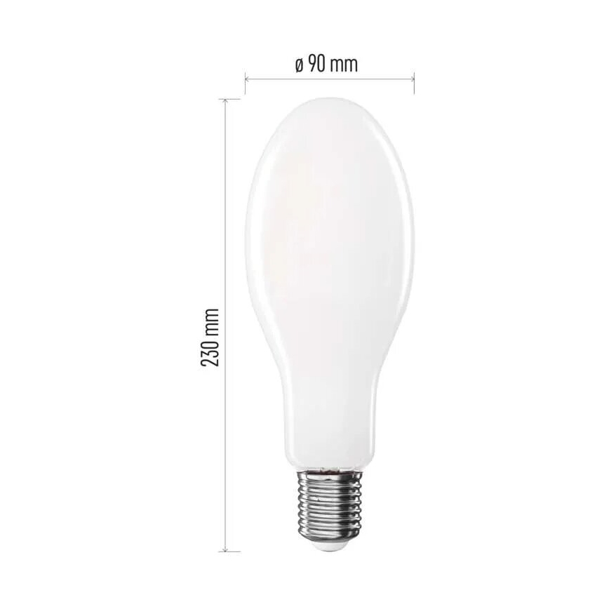 LED Žarulja FILAMENT ED90 E40/36W/230V 4000K 6000 lm