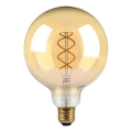 LED Žarulja FILAMENT G125 E27/5W/230V 1800K