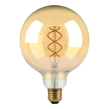 LED Žarulja FILAMENT G125 E27/5W/230V 1800K