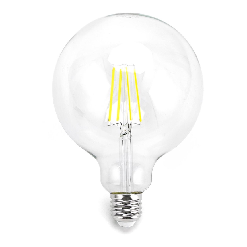 LED Žarulja FILAMENT G125 E27/8W/230V 6500K - Aigostar