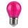 LED Žarulja FILAMENT G45 E27/2W/230V ružičasta
