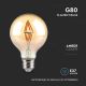 LED Žarulja FILAMENT G80 E27/4W/230V 2200K