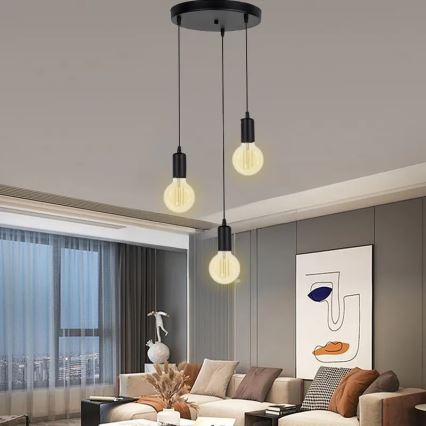 LED Žarulja BIJELI FILAMENT G95 E27/13W/230V 3000K