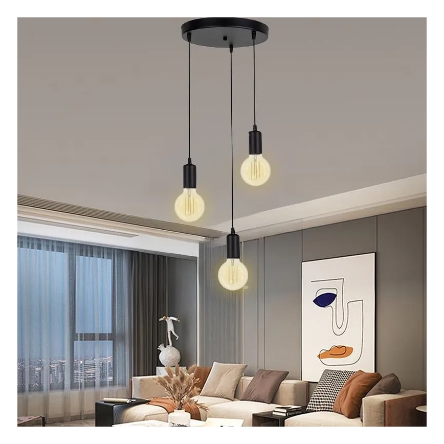 LED Žarulja BIJELI FILAMENT G95 E27/13W/230V 3000K