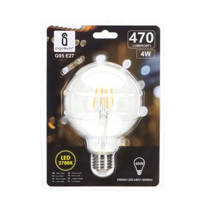 LED Žarulja FILAMENT G95 E27/4W/230V 2700K - Aigostar