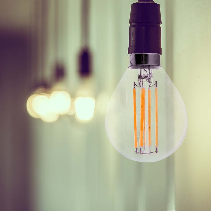 LED Žarulja FILAMENT P45 E14/6W/230V 6500K