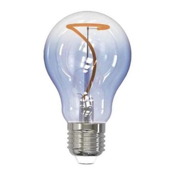 LED Žarulja FILAMENT SHAPE A60 E27/4W/230V 1800K plava