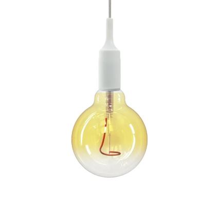 LED Žarulja FILAMENT SHAPE G95 E27/4W/230V 1800K žuta