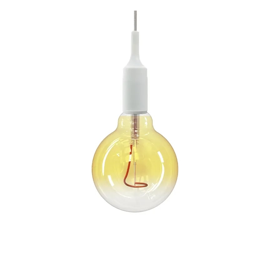 LED Žarulja FILAMENT SHAPE G95 E27/4W/230V 1800K žuta