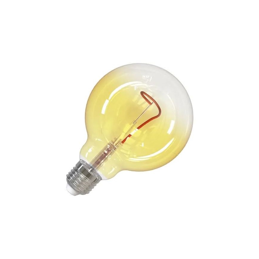 LED Žarulja FILAMENT SHAPE G95 E27/4W/230V 1800K žuta