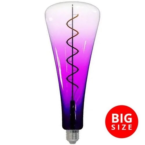 LED Žarulja FILAMENT SHAPE T110 E27/5W/230V 1800K ljubičasta