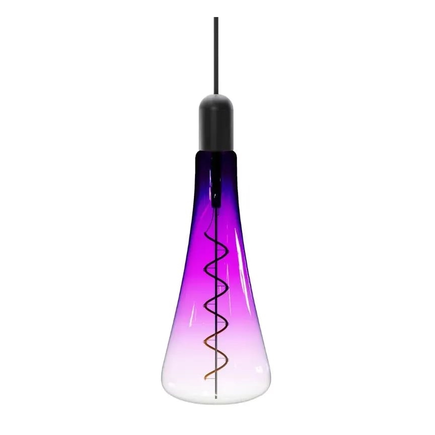 LED Žarulja FILAMENT SHAPE T110 E27/5W/230V 1800K ljubičasta