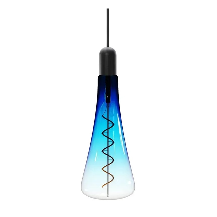 LED Žarulja FILAMENT SHAPE T110 E27/5W/230V 1800K plava