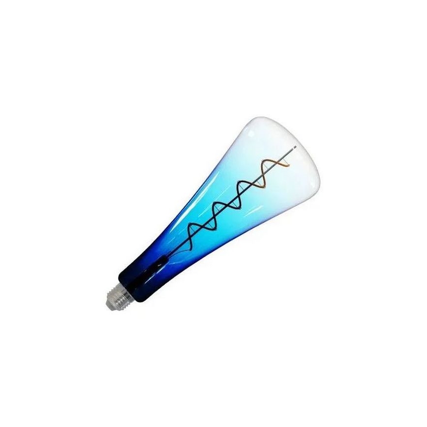 LED Žarulja FILAMENT SHAPE T110 E27/5W/230V 1800K plava