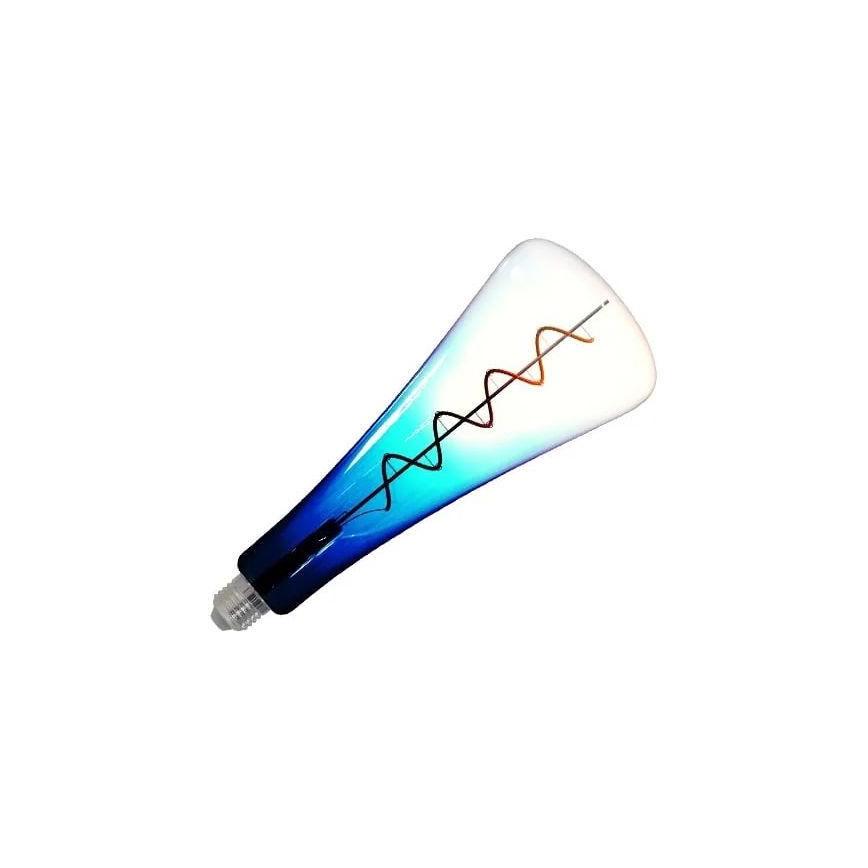 LED Žarulja FILAMENT SHAPE T110 E27/5W/230V 1800K plava