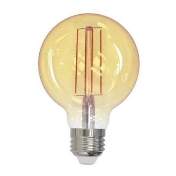 LED Žarulja FILAMENT SLIM VINTAGE G80 E27/4,5W/230V 1800K