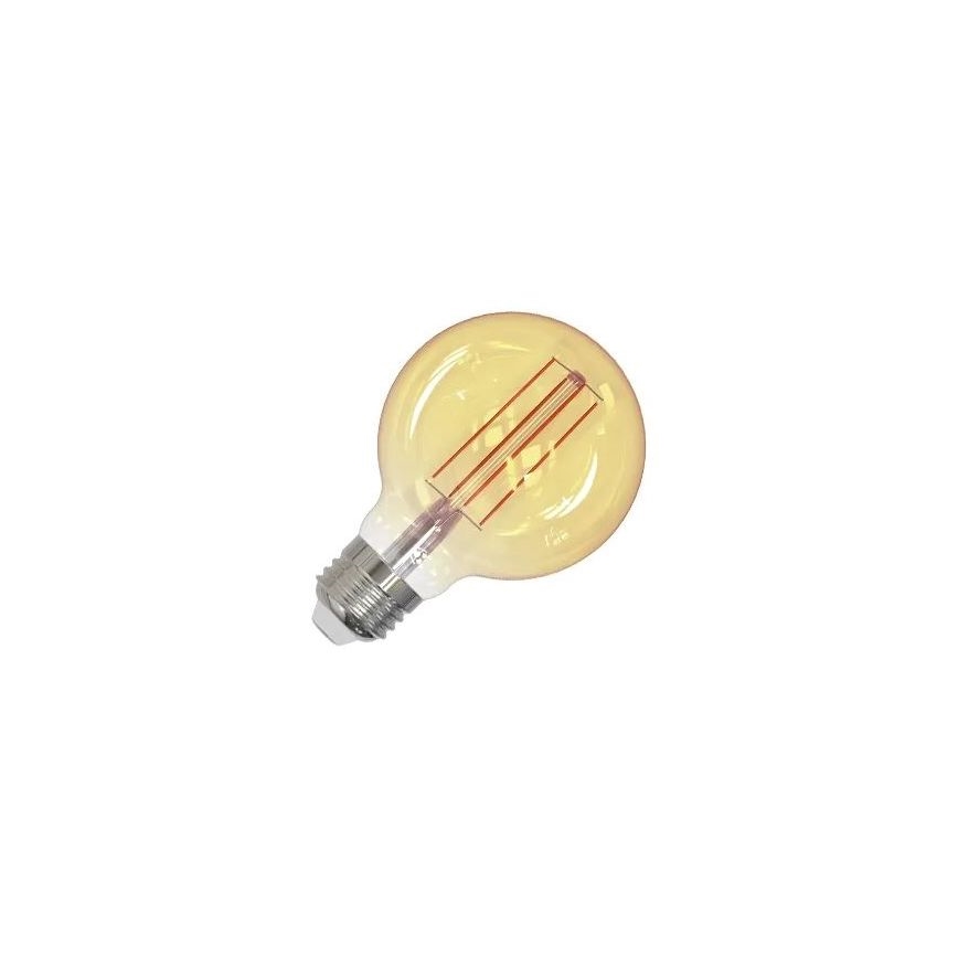 LED Žarulja FILAMENT SLIM VINTAGE G80 E27/4,5W/230V 1800K