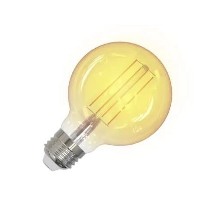 LED Žarulja FILAMENT SLIM VINTAGE G80 E27/4,5W/230V 1800K