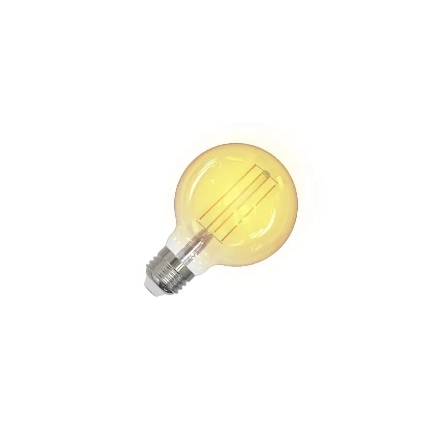 LED Žarulja FILAMENT SLIM VINTAGE G80 E27/4,5W/230V 1800K