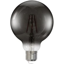 LED Žarulja FILAMENT SMOKE G95 E27/4W/230V 2000K