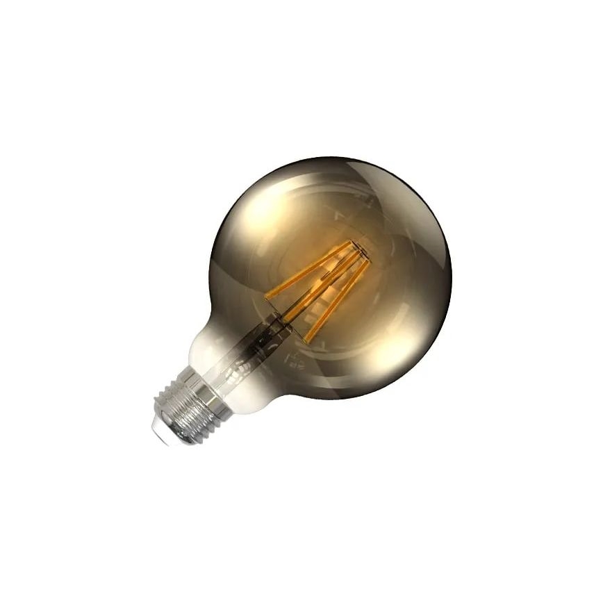 LED Žarulja FILAMENT SMOKE G95 E27/4W/230V 2000K
