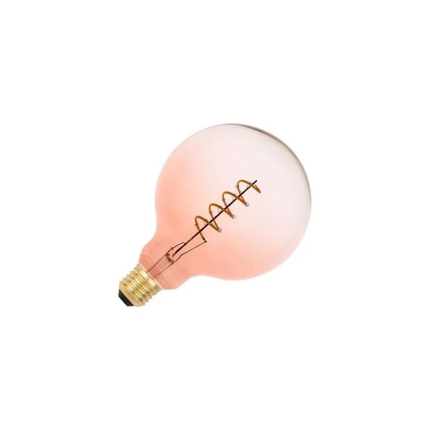 LED Žarulja FILAMENT SPIRAL G125 E27/4W/230V 2000K ružičasta