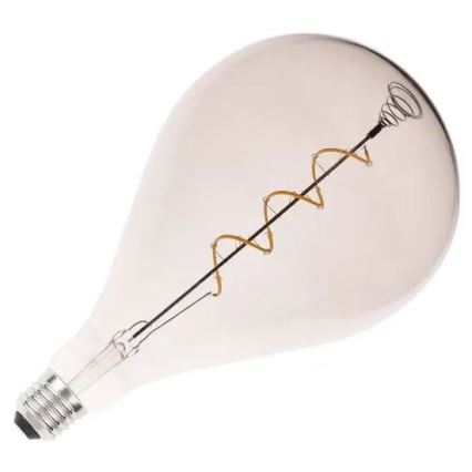 LED Žarulja FILAMENT SPIRAL SMOKE A165 E27/4W/230V 2000K
