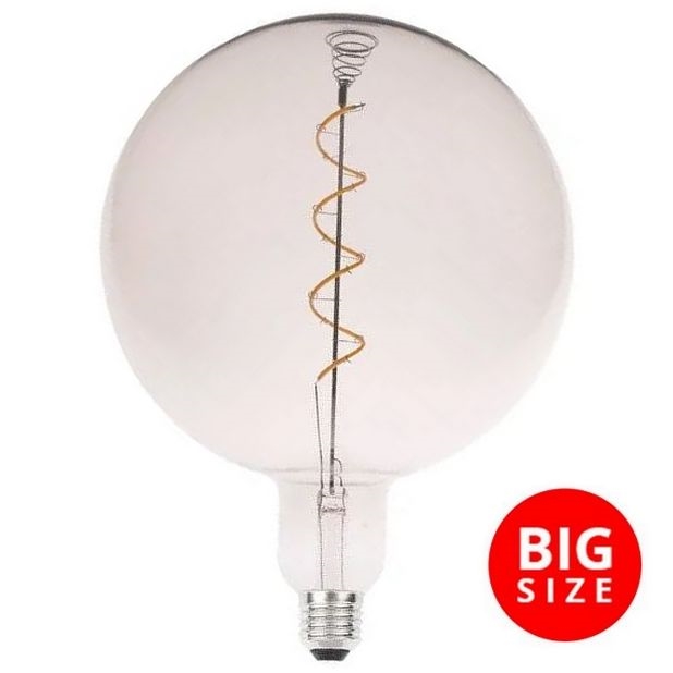 LED Žarulja FILAMENT SPIRAL SMOKE G200 E27/4W/230V 2000K