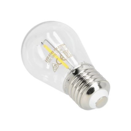 LED Žarulja FILAMENT ST45 E27/1W/230V 2700K