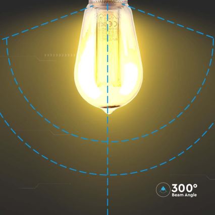 LED Žarulja FILAMENT ST64 E27/4W/230V 1800K Art Edition