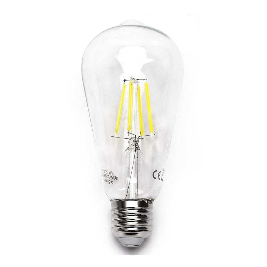 LED Žarulja FILAMENT ST64 E27/6W/230V 6500K - Aigostar