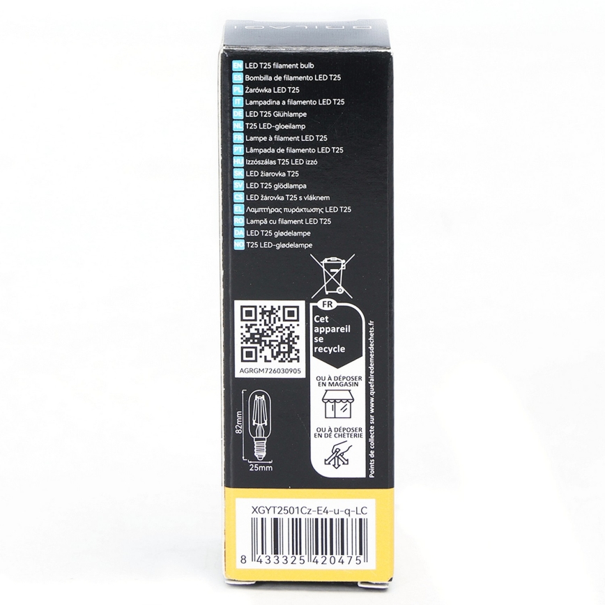 LED Žarulja FILAMENT T25 E14/4W/230V 3000K - BRILAGI
