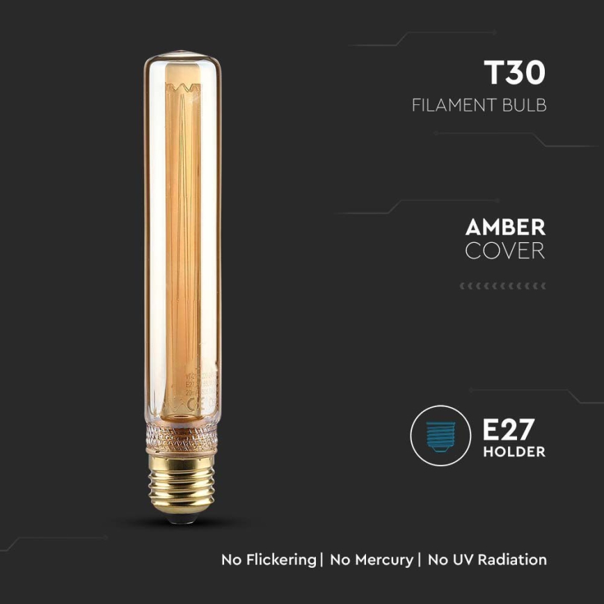 LED Žarulja FILAMENT T30 E27/2W/230V 1800K Art Edition