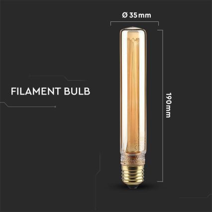 LED Žarulja FILAMENT T30 E27/2W/230V 1800K Art Edition