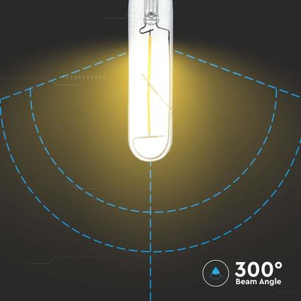 LED Žarulja FILAMENT T30 E27/2W/230V 3000K