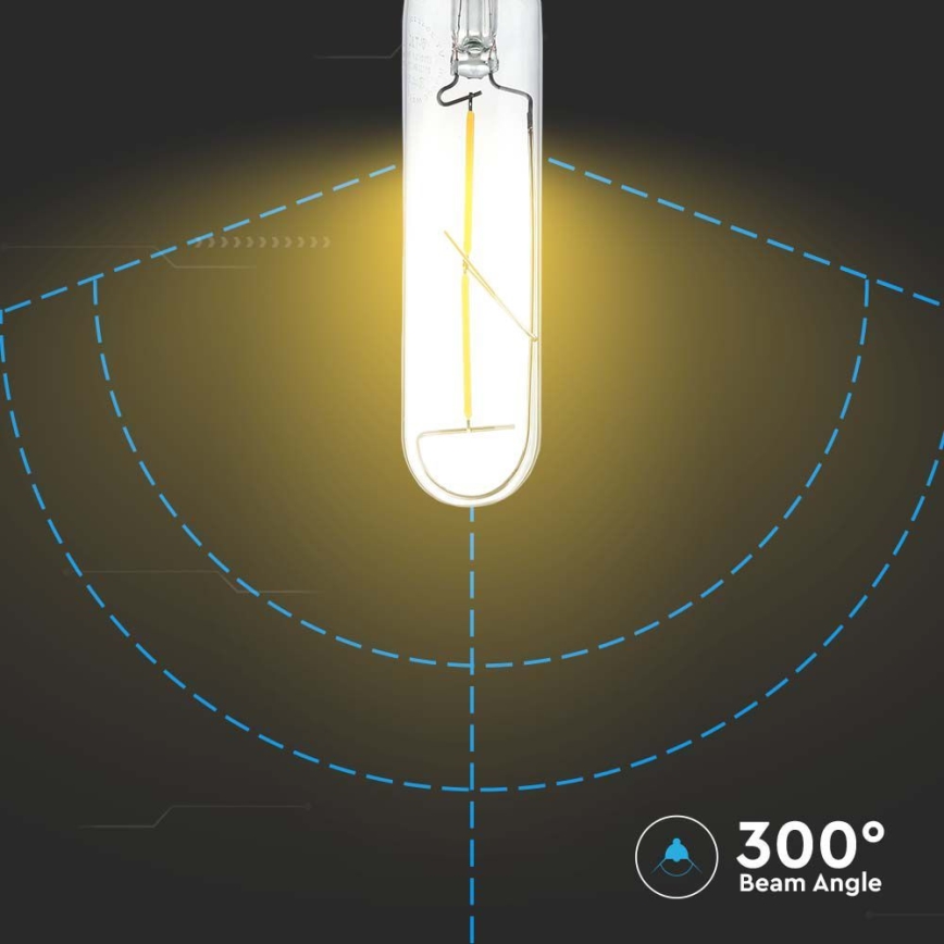 LED Žarulja FILAMENT T30 E27/2W/230V 3000K