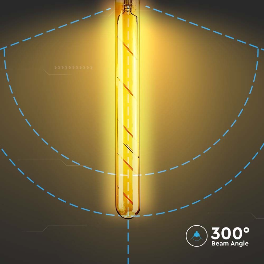 LED Žarulja FILAMENT T30 E27/5W/230V 2200K