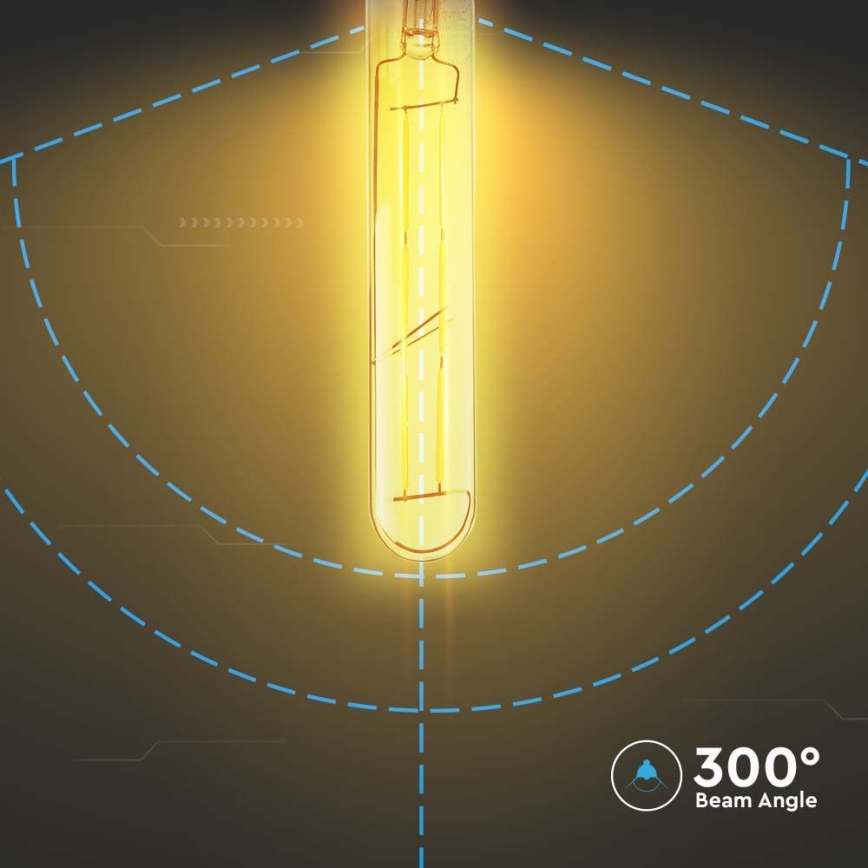 LED Žarulja FILAMENT T30 E27/6W/230V 2200K
