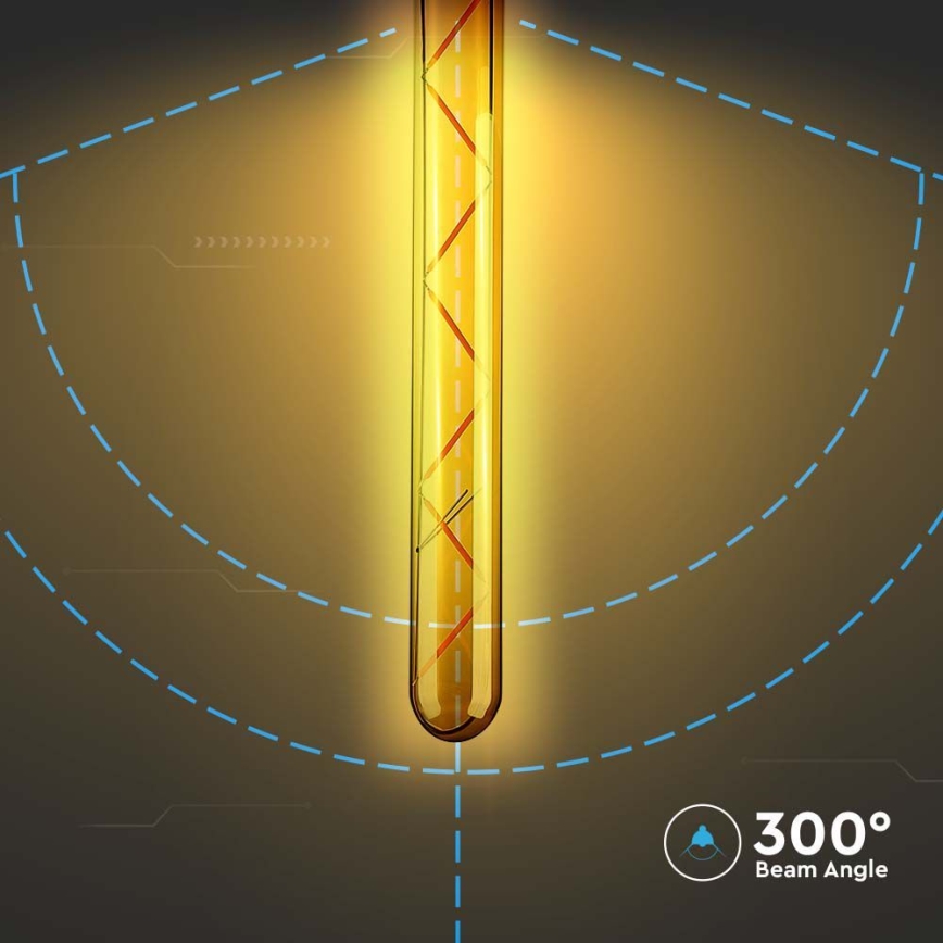 LED Žarulja FILAMENT T30 E27/7W/230V 2200K
