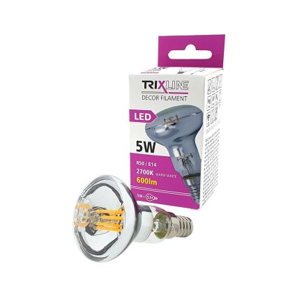 LED Žarulja FILAMENT VINTAGE E14/5W/230V 2700K