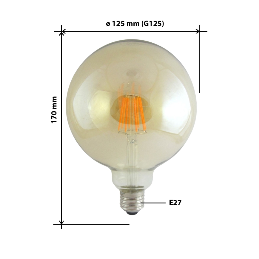 LED Žarulja FILAMENT VINTAGE E27/10W/230V 2000K