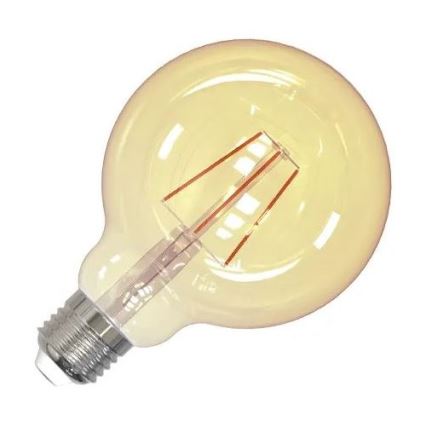 LED Žarulja FILAMENT VINTAGE G95 E27/4W/230V 2000K